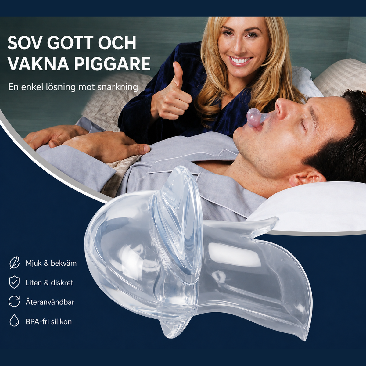 Anti Snark Tunghållare - God Natt ♡