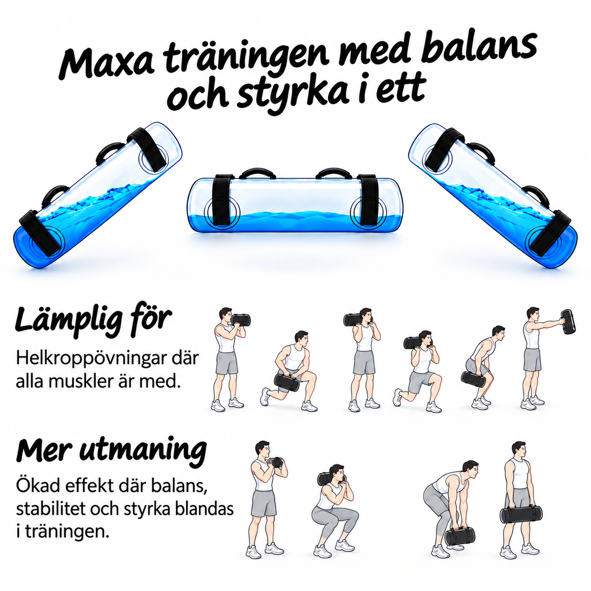 Aqua Fitness Bag - Maxa Styrka & Balans ♡
