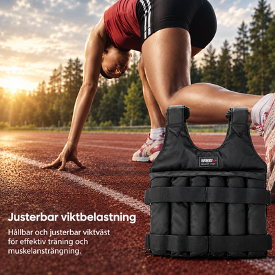 Justerbar Viktväst - Uthållighet & Fettförbränning ♡