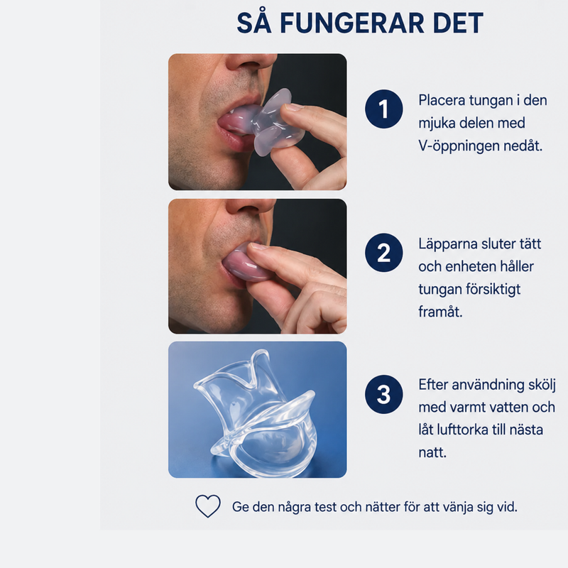 Så här fungerar tunghållaren ♡